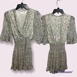 MOIRAI Floral Midi Dress